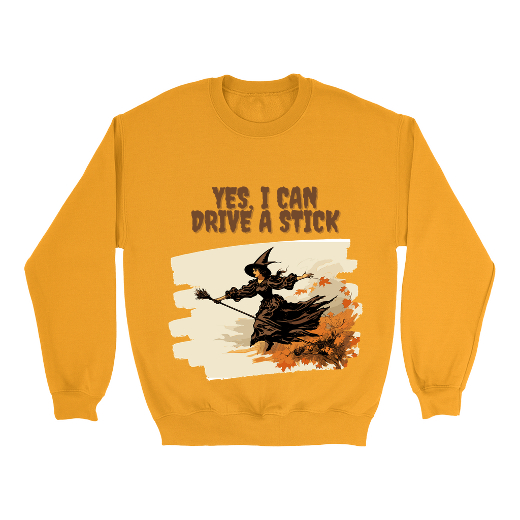 Explore our bewitching collection of Halloween sweatshirts, showcasing the mysterious allure of a witch on the front.