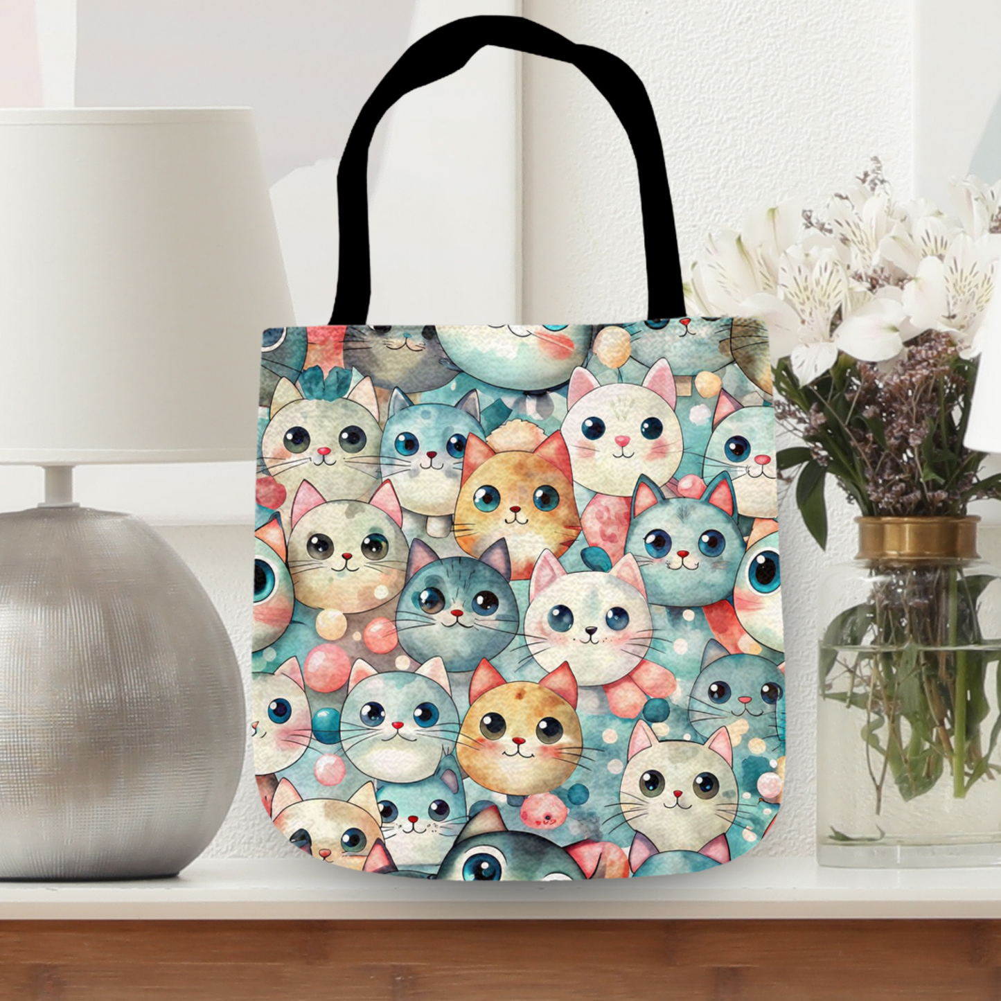 Tapestry Tote Cute Cat Bag Pastel Hobo Bag Tapestry Shoulder Bag Jacquard Woven Tote Bag Tapestry Tote Kids Grocery Bags Art Cat Mom Totes All Over Print Bags Cat Lover Tote Bags Gobelin Tapestry Shoulder Bag Woven Tote Bag Cat Lover Gift for Mom