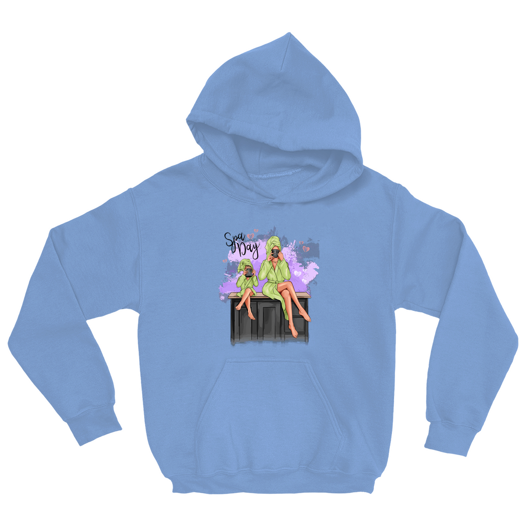 Introducing Our Customizable Spa Day Youth Pullover Hoodie - Where Comfort Meets Personalization for Young Ones!