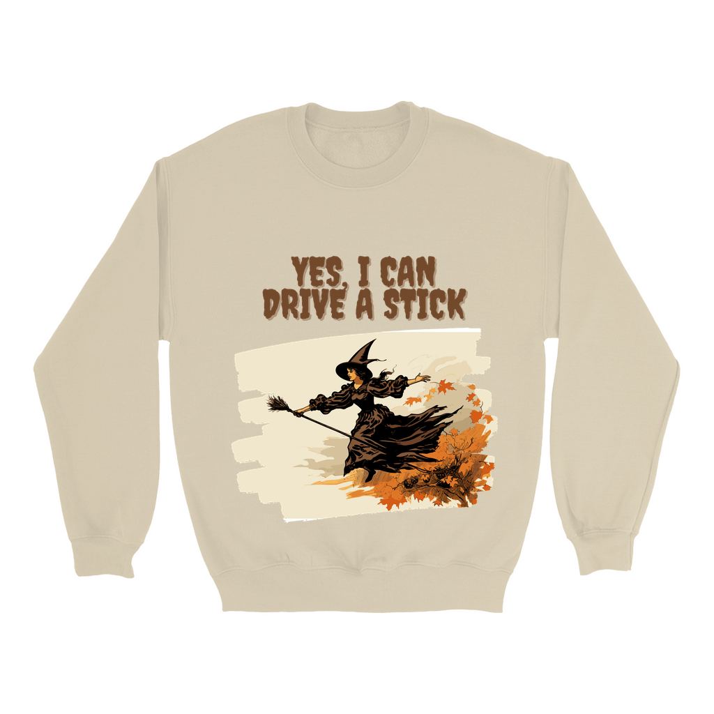 Explore our bewitching collection of Halloween sweatshirts, showcasing the mysterious allure of a witch on the front.