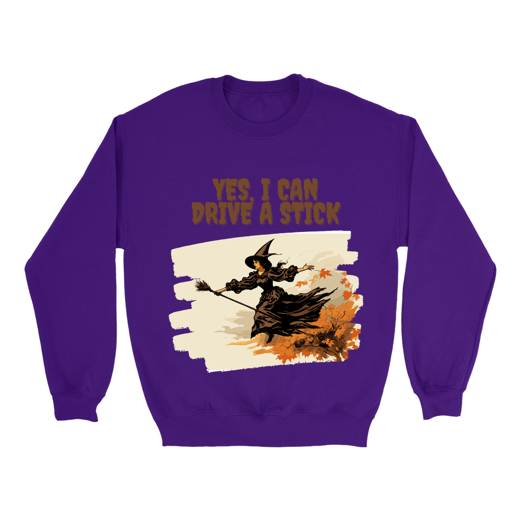 Explore our bewitching collection of Halloween sweatshirts, showcasing the mysterious allure of a witch on the front.