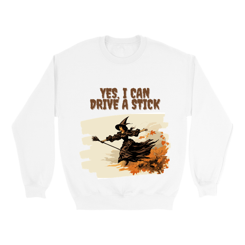 Explore our bewitching collection of Halloween sweatshirts, showcasing the mysterious allure of a witch on the front.
