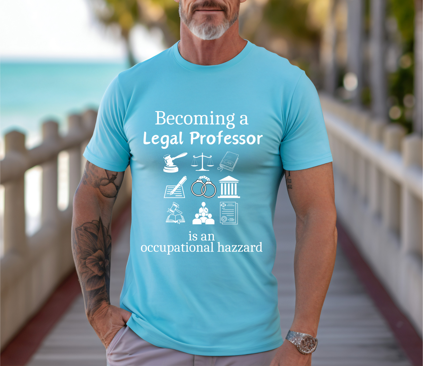 Legally Bold: The Ultimate Law Profession T-shirt – “Legal Professor”