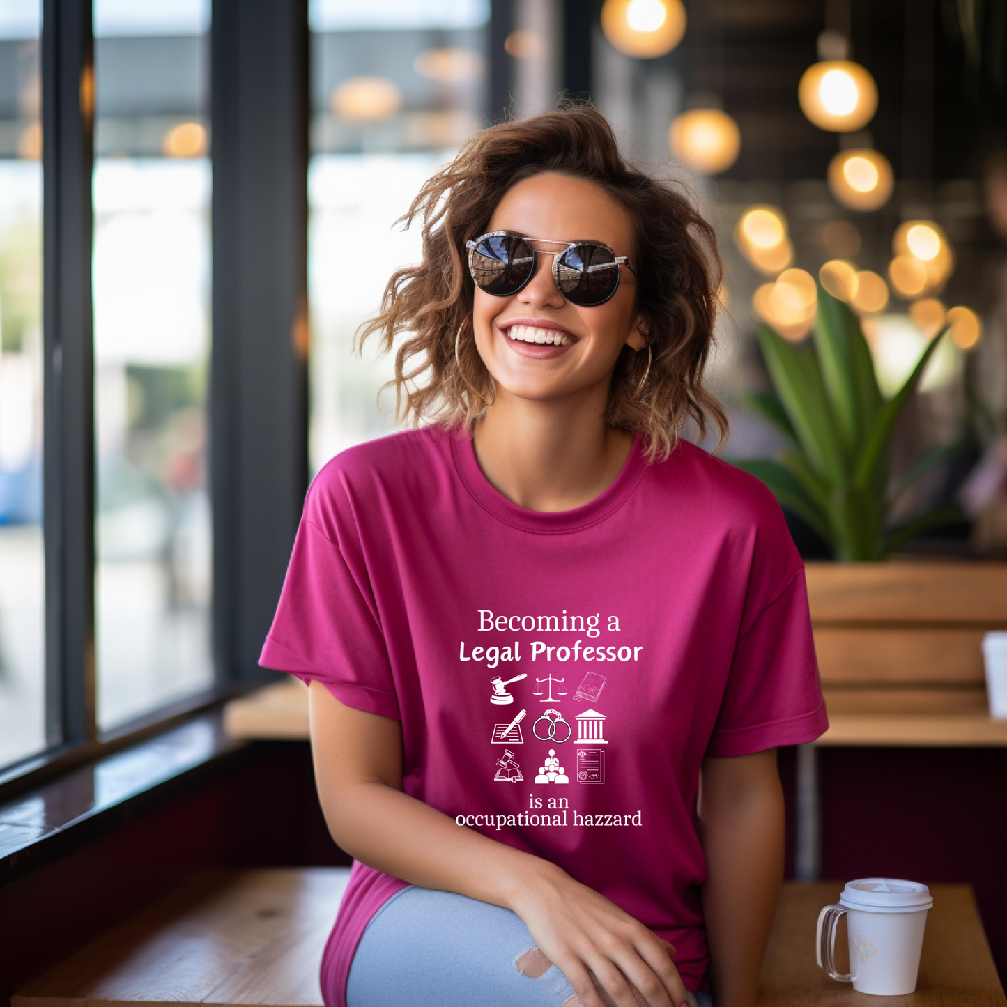 Legally Bold: The Ultimate Law Profession T-shirt – “Legal Professor”
