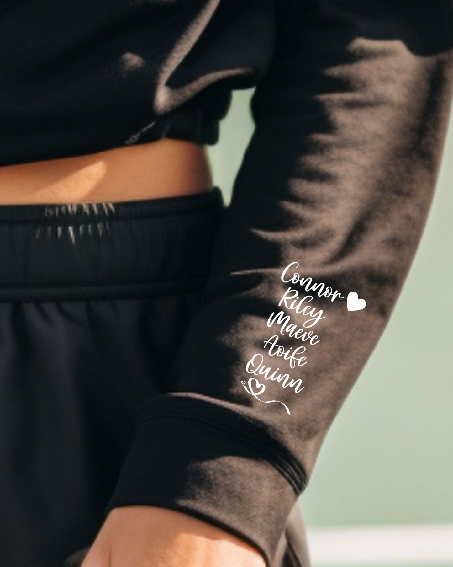 Embrace Warmth and Love: The Ultimate Personalized Cropped Sweatshirt for Every Special Occasion. Bella Canva 7503.