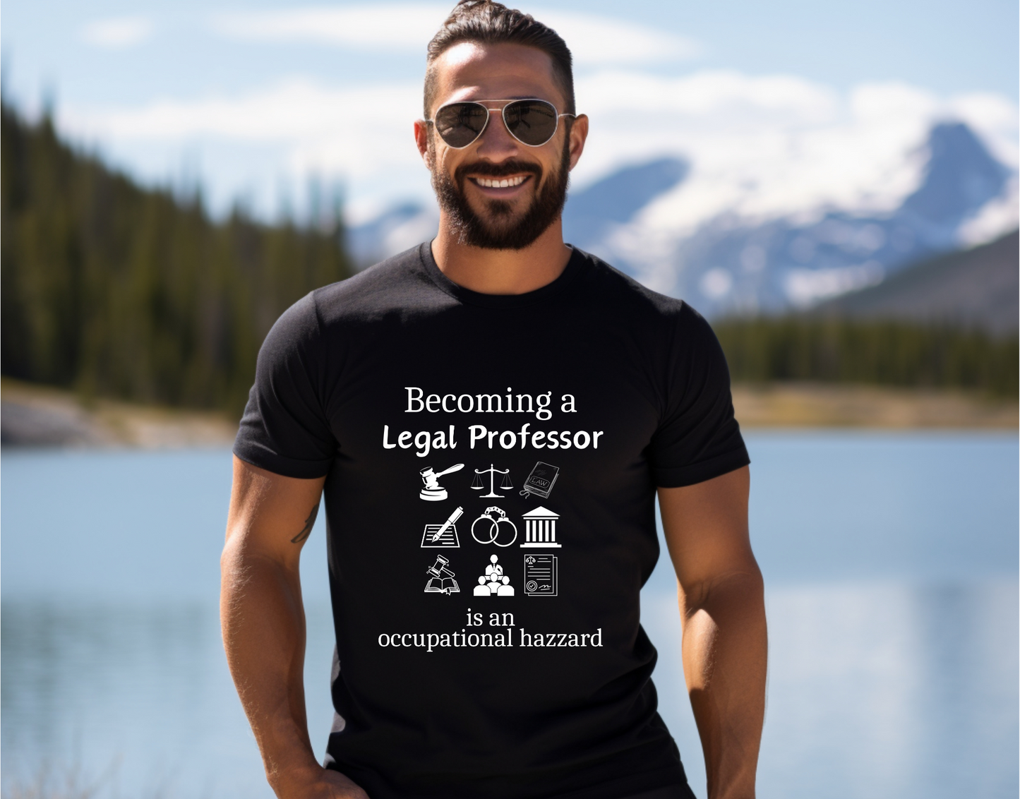 Legally Bold: The Ultimate Law Profession T-shirt – “Legal Professor”