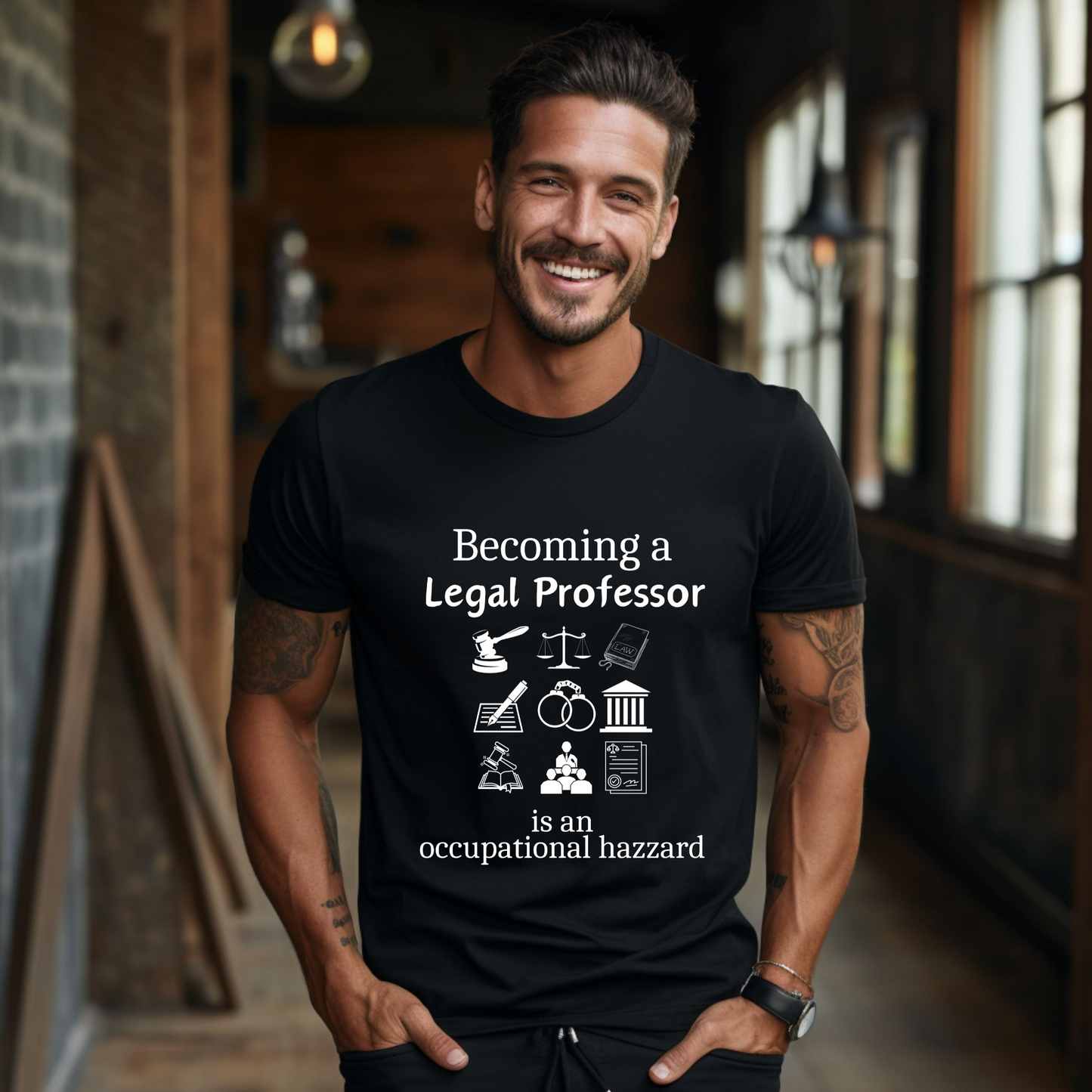 Legally Bold: The Ultimate Law Profession T-shirt – “Legal Professor”