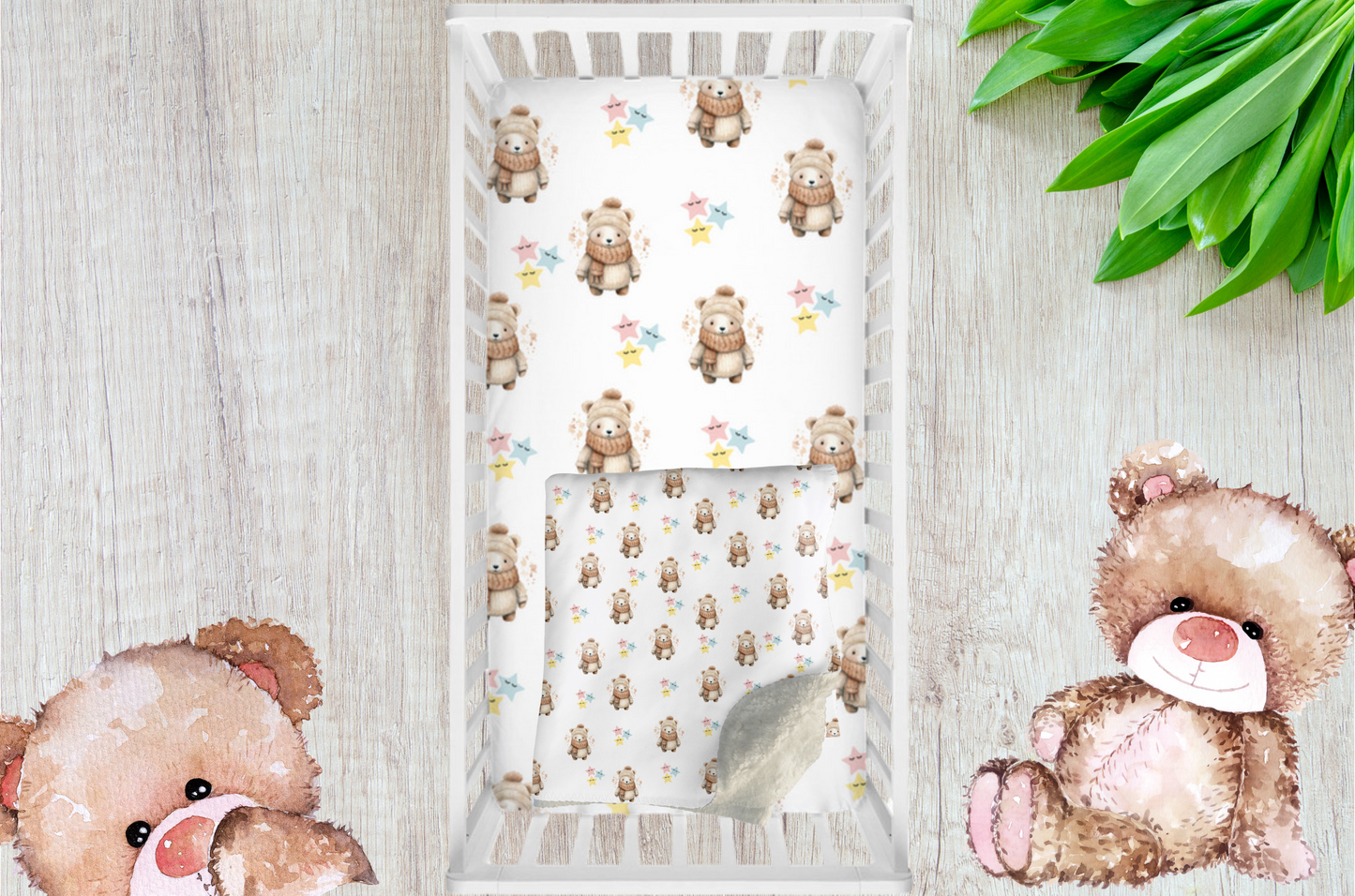 Snuggle in Style: Infant Polar Bear Sherpa Blanket - 30x40” (762x1016mm) of Cozy Bliss!