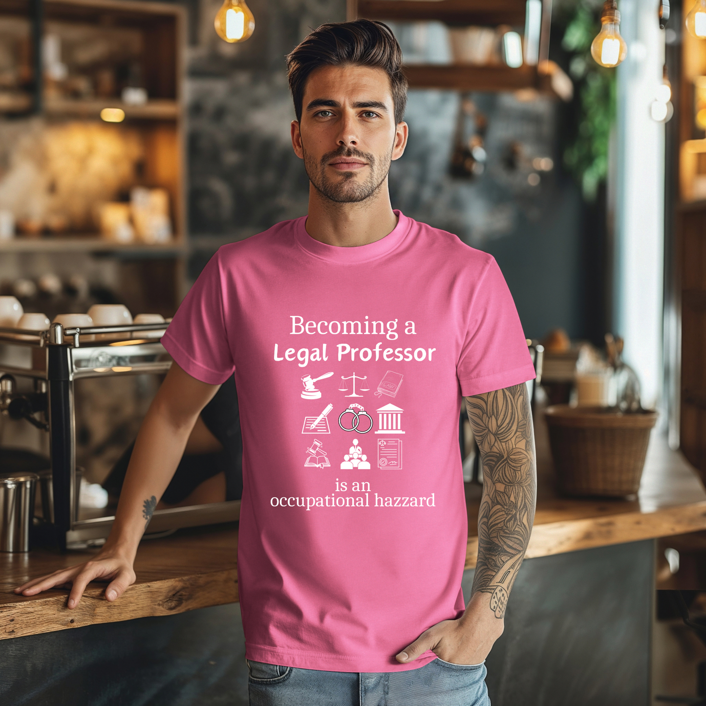 Legally Bold: The Ultimate Law Profession T-shirt – “Legal Professor”