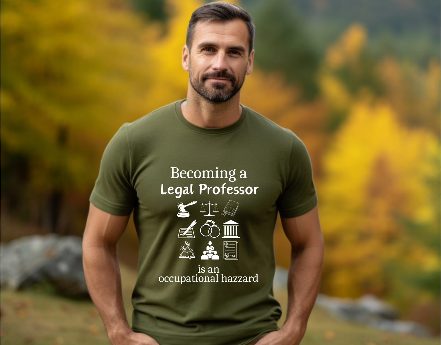 Legally Bold: The Ultimate Law Profession T-shirt – “Legal Professor”