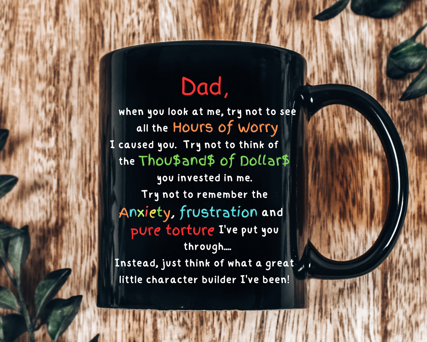 Laugh & Sip: Delightful Character Builder Mugs for Dad - Perfect for Every Sip & Smile!