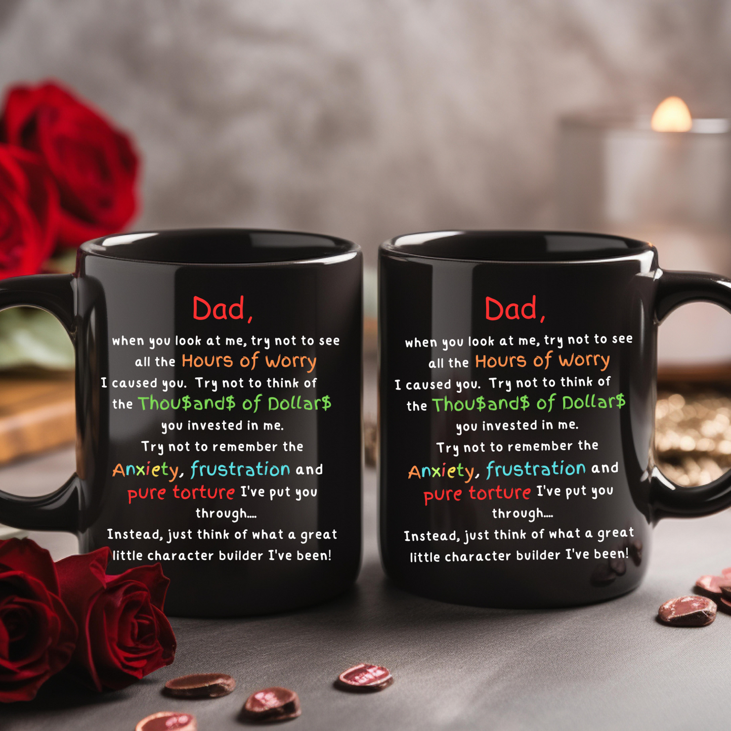 Laugh & Sip: Delightful Character Builder Mugs for Dad - Perfect for Every Sip & Smile!