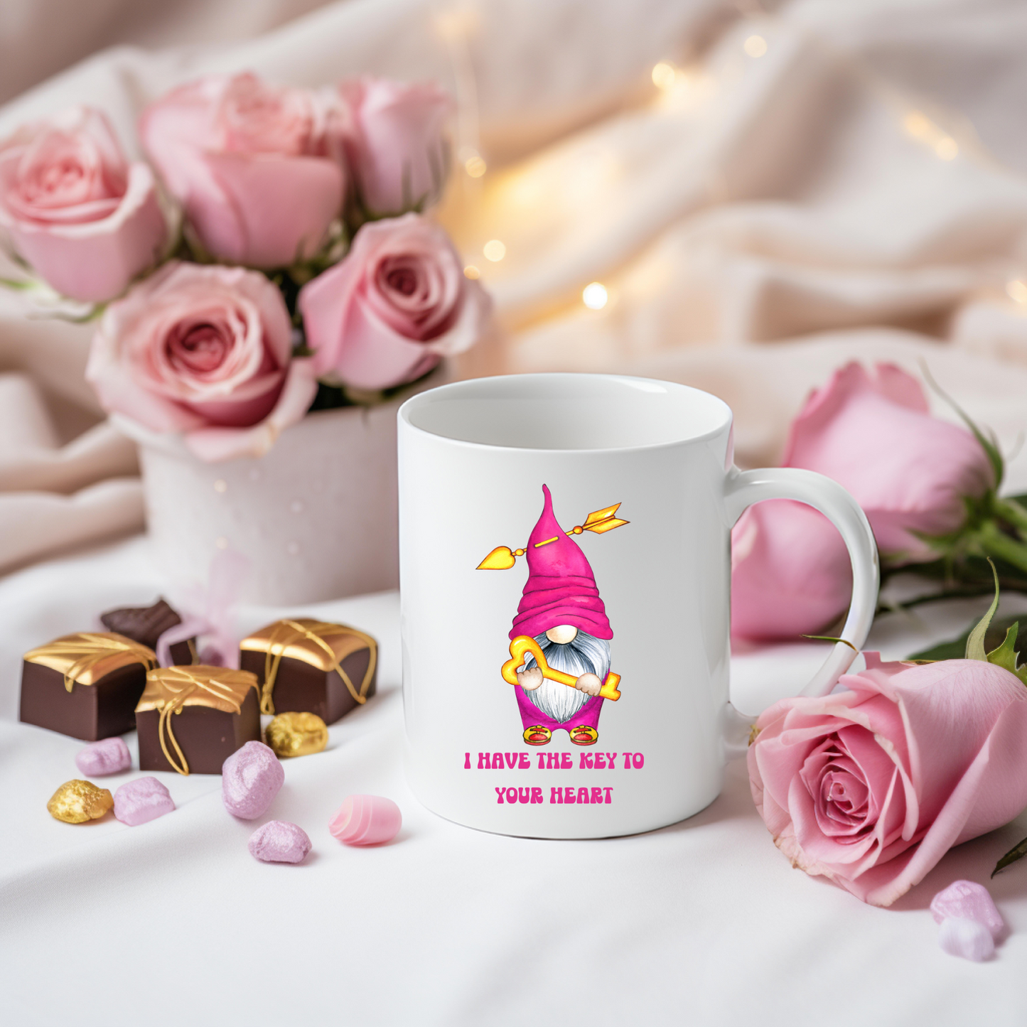 Radiant Romance: "Love Is" Valentine's Day Mugs - Sip Love, Share Joy. Dishwasher and Microwave Safe. 11oz & 15oz Sizes. Double-Sided Design.