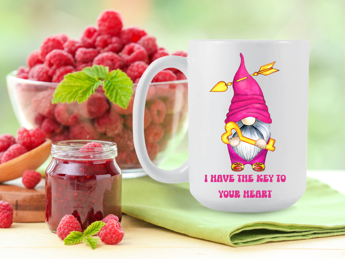 Radiant Romance: "Love Is" Valentine's Day Mugs - Sip Love, Share Joy. Dishwasher and Microwave Safe. 11oz & 15oz Sizes. Double-Sided Design.