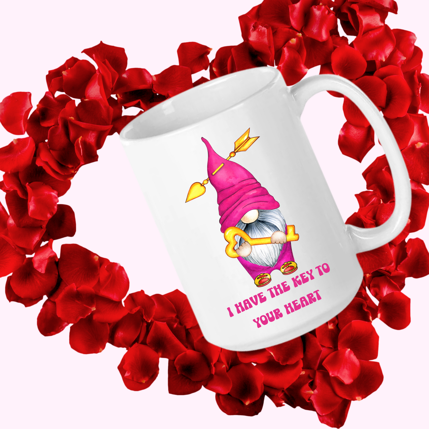 Radiant Romance: "Love Is" Valentine's Day Mugs - Sip Love, Share Joy. Dishwasher and Microwave Safe. 11oz & 15oz Sizes. Double-Sided Design.