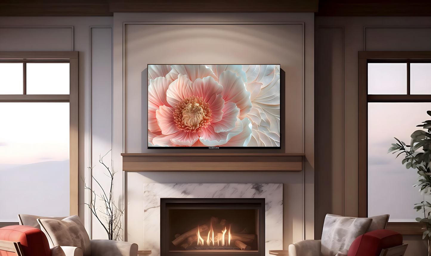 Vintage Vistas: Transform Your TV into a Textured Masterpiece. Frame TV Peony Art, Vintage Floral Peony Digital Download Art File, Peonies TV Art Frame, Summer Peony Art for Frame TV