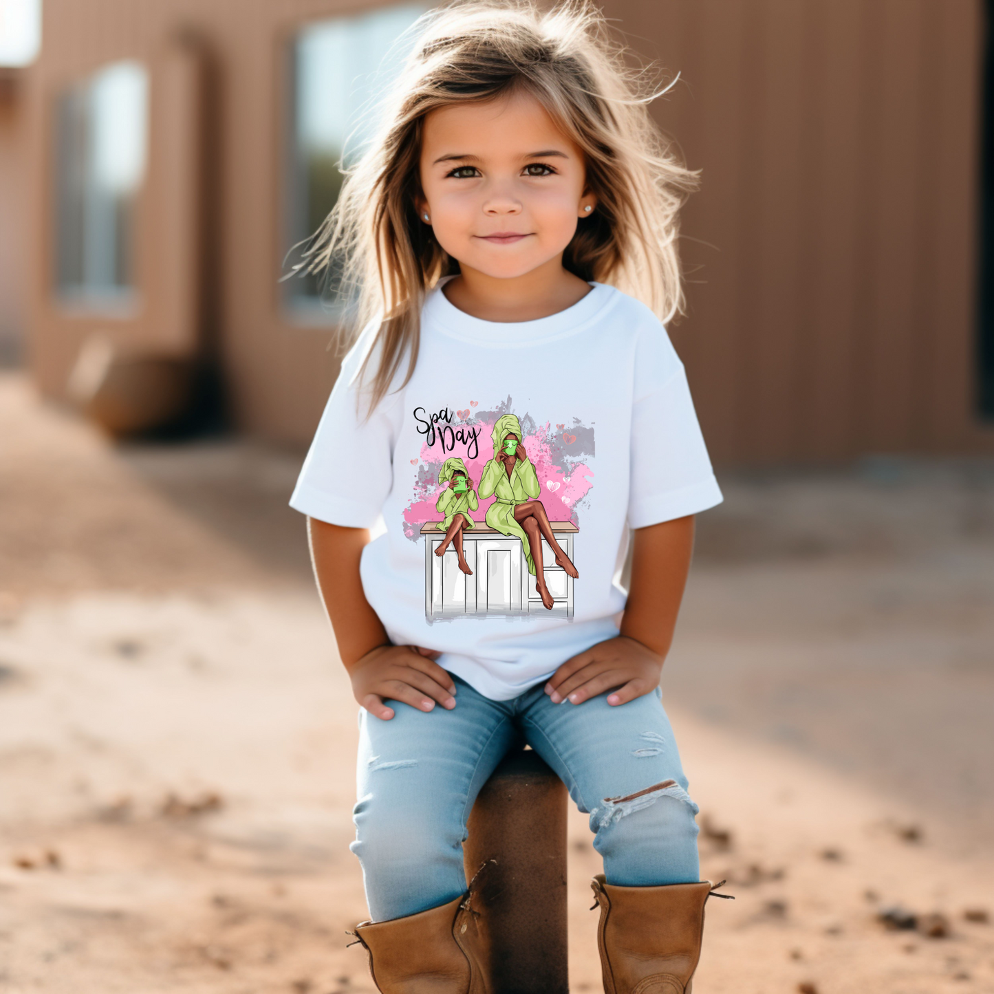 Dress Your Young Ones in Style with Our Customizable Spa Day Youth Tee - Perfect for Play and Comfort!