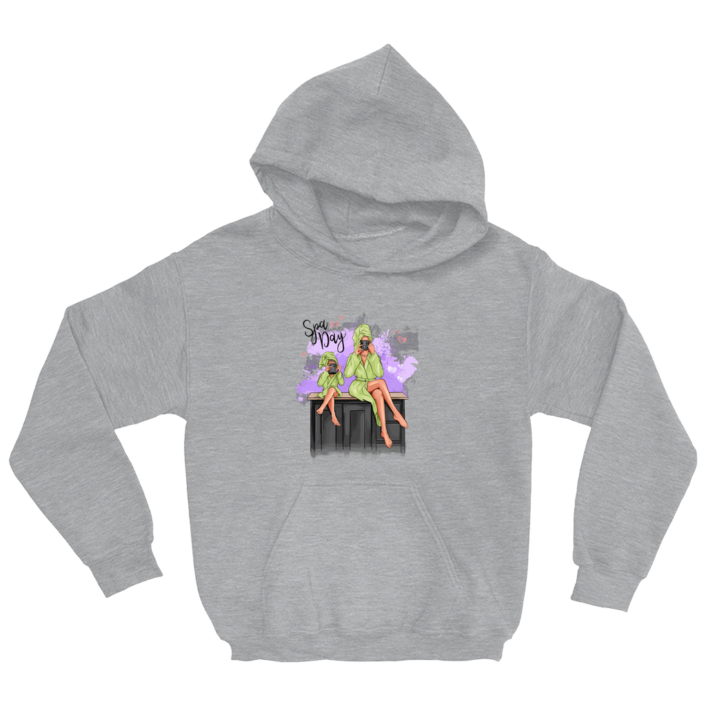 Introducing Our Customizable Spa Day Youth Pullover Hoodie - Where Comfort Meets Personalization for Young Ones!