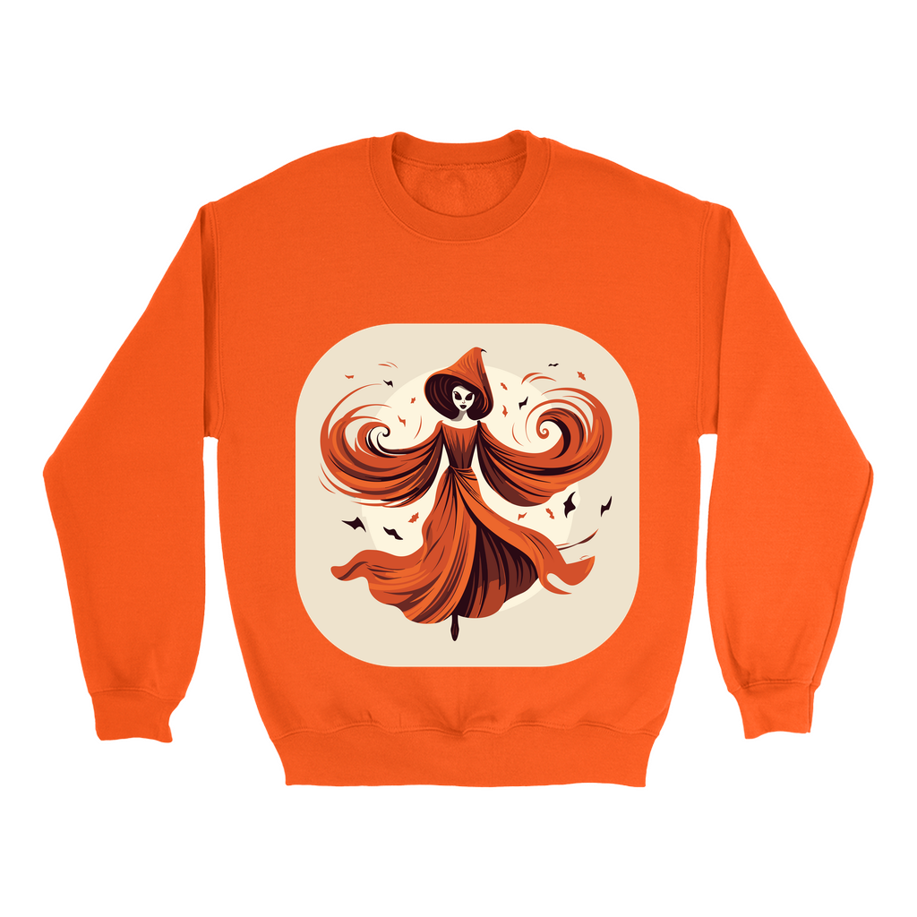 Explore our bewitching collection of Halloween sweatshirts, showcasing the mysterious allure of a vintage ghost on the front.