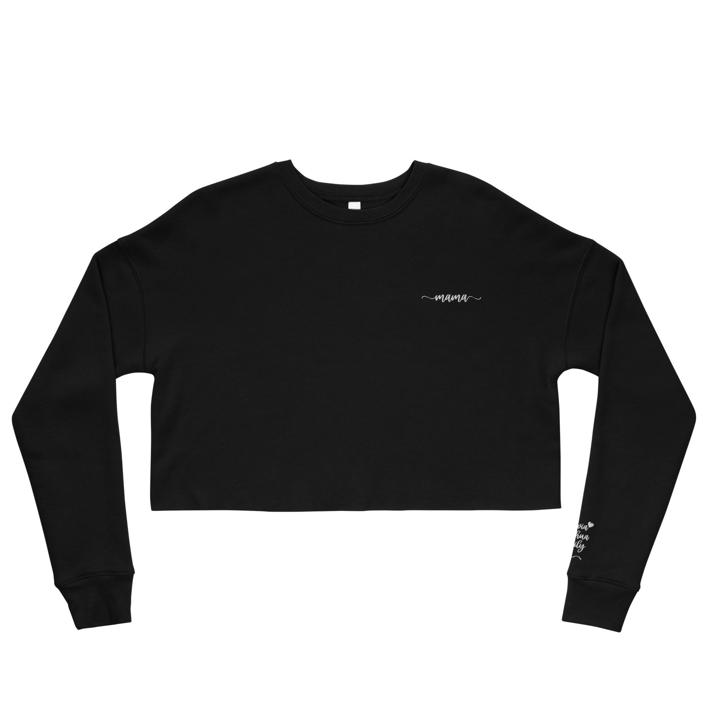 Embrace Warmth and Love: The Ultimate Personalized Cropped Sweatshirt for Every Special Occasion. Bella Canva 7503.