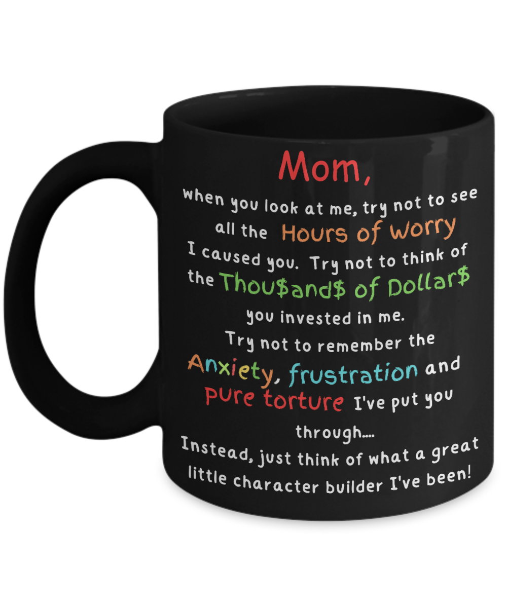 Laugh & Sip: Delightful Character Builder Mugs for Mom - Perfect for Every Sip & Smile!g