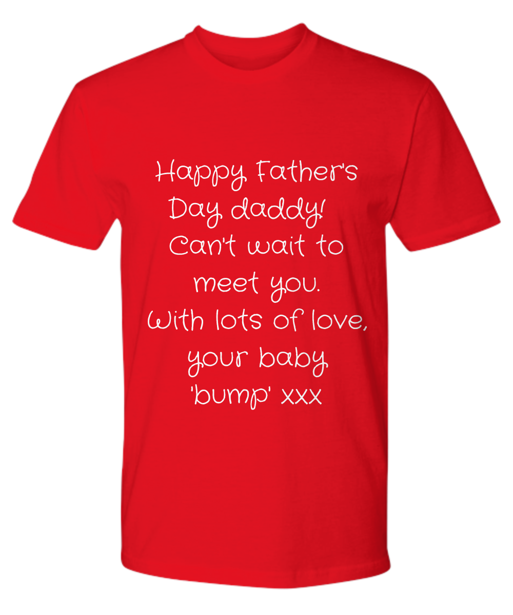 Father's Day T-shirt, Father's Day Tee, Gifts for Dad, Father's Day Ideas, Father's Day 'Bump'