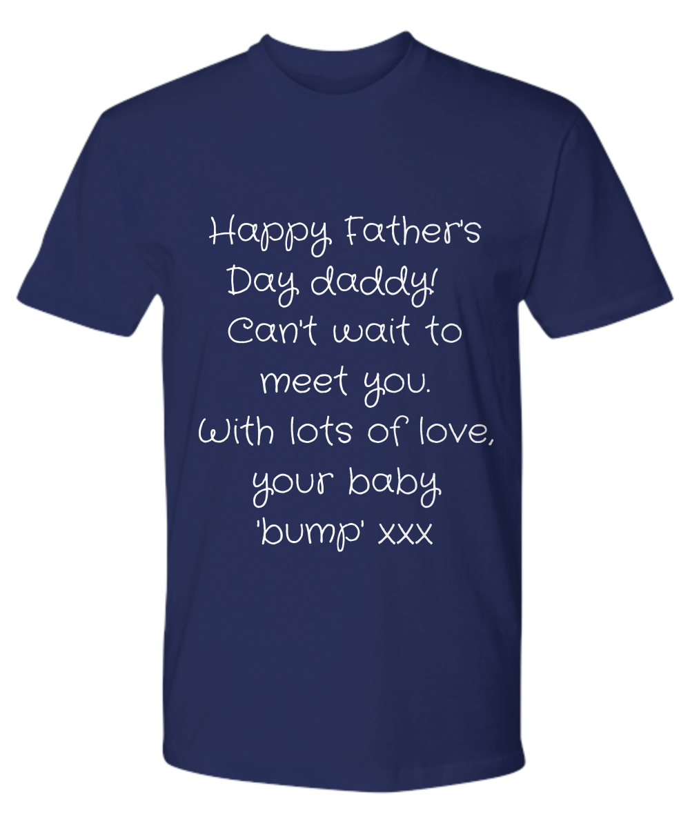 Father's Day T-shirt, Father's Day Tee, Gifts for Dad, Father's Day Ideas, Father's Day 'Bump'