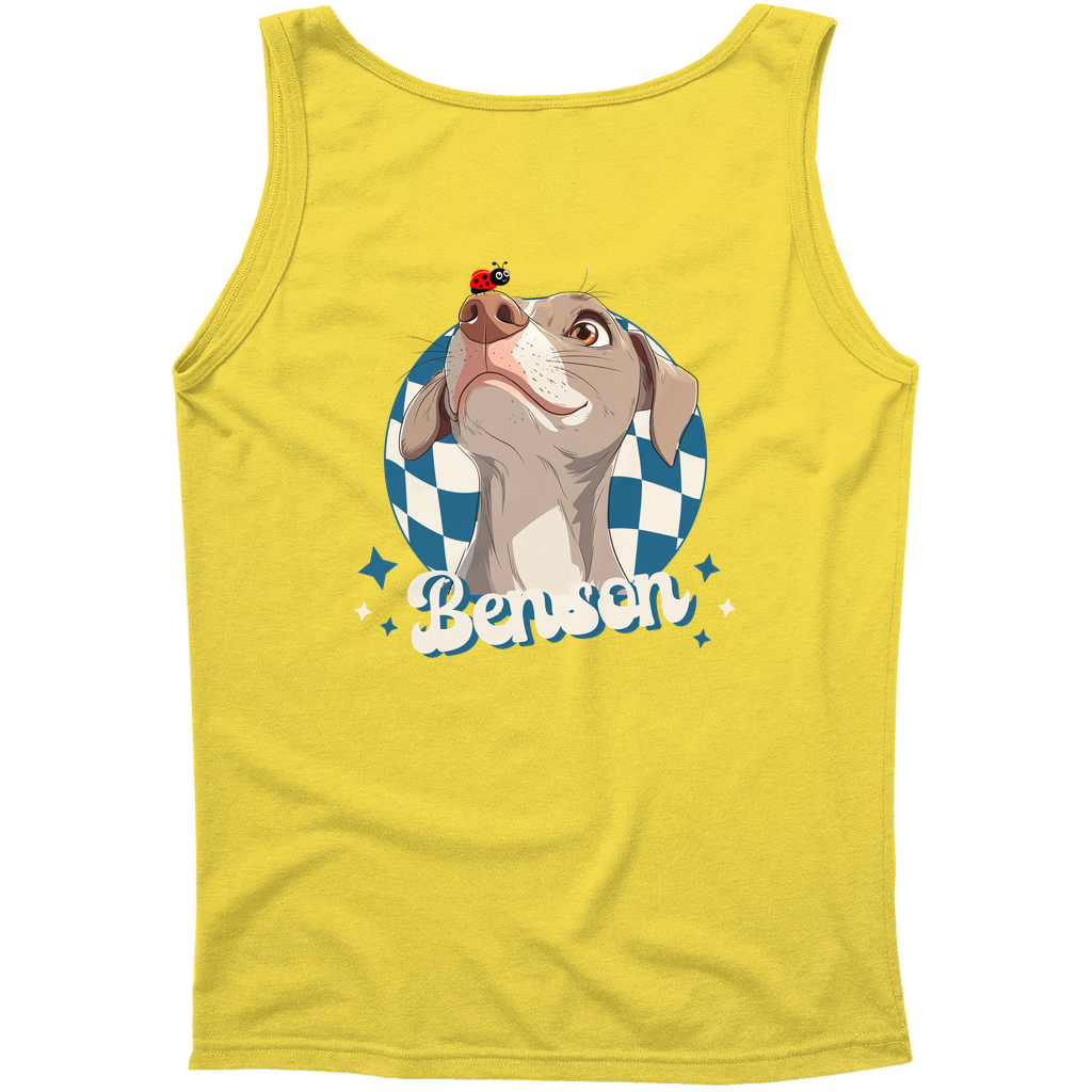 Bella + Canvas 3480 Unisex Jersey Tank – Whimsical Animal & Insect Portrait.