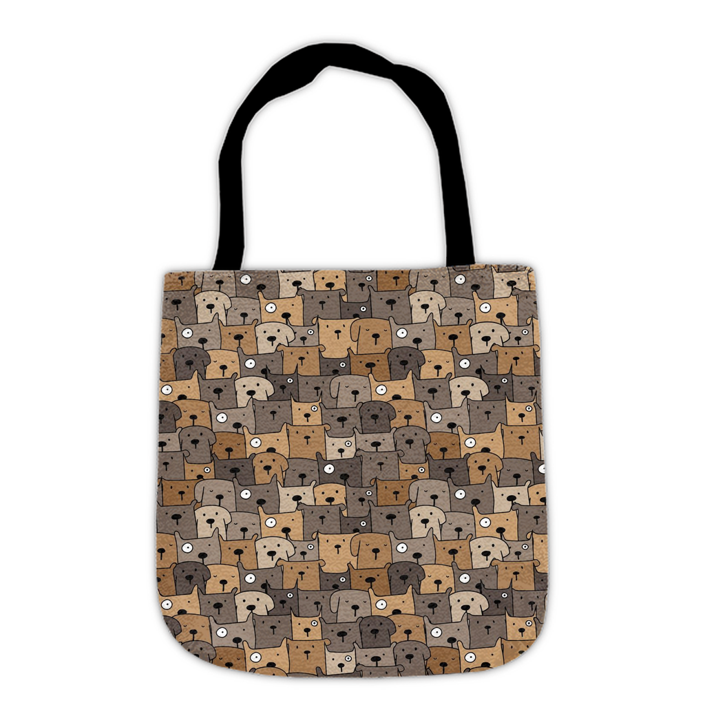 Tapestry Tote Cute Dog Bag, Brown Hobo Bag, Tapestry Shoulder Bag, Jacquard Woven Tote Bag, Tapestry Tote Kids, Grocery Bags Art, Dog Mom Totes, All Over Print Bags, Dog Lover Tote Bags