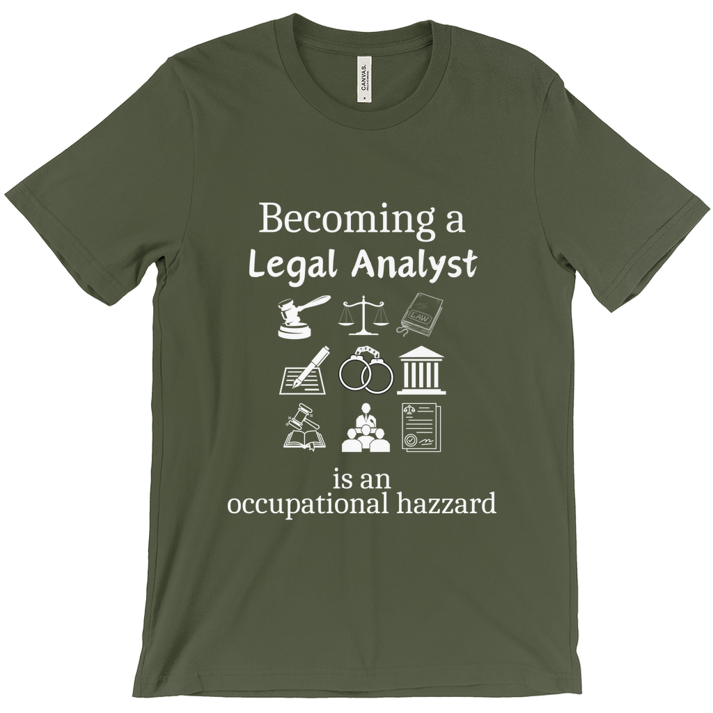 Legally Bold:  The Ultimate Law Profession T-shirt – “Legal Analyst”