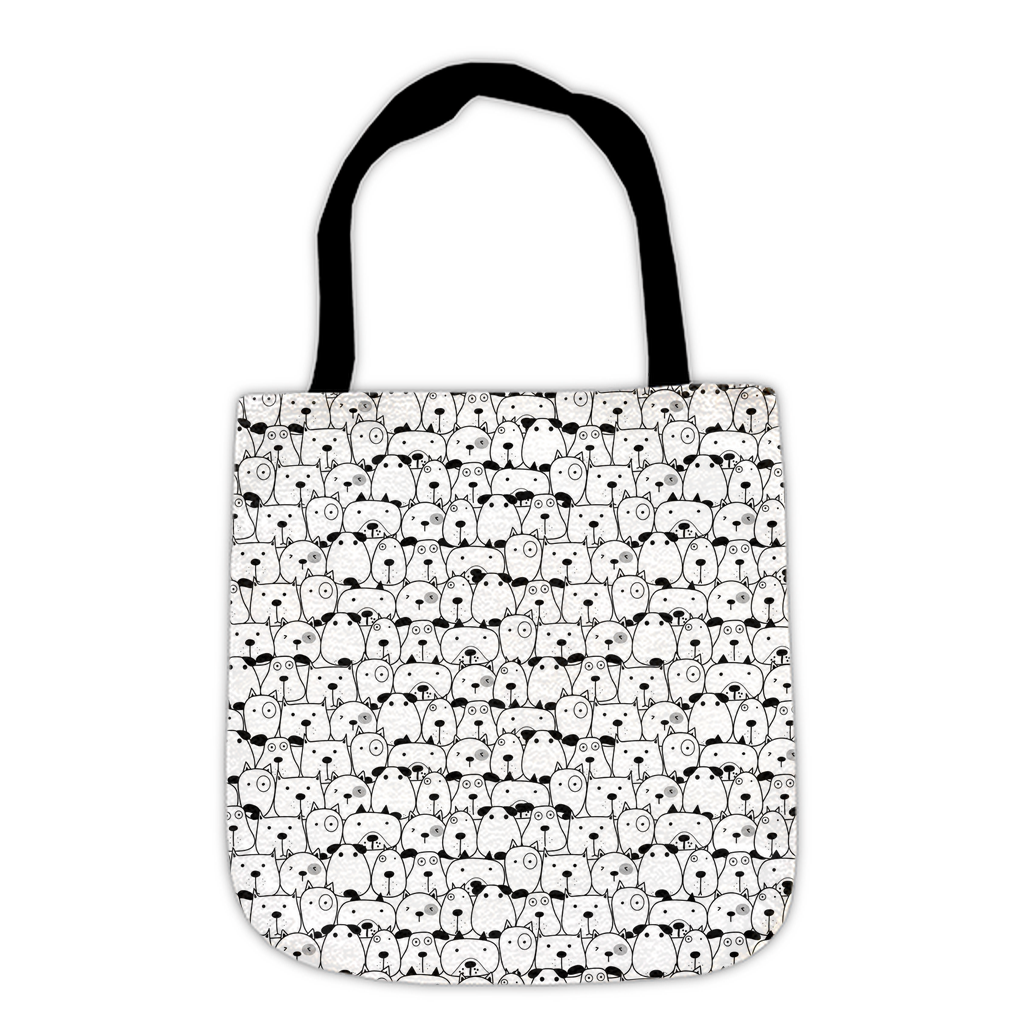 Tapestry Tote Cute Dog Bag, White Hobo Bag, Tapestry Shoulder Bag, Jacquard Woven Tote Bag, Tapestry Tote Kids, Grocery Bags Art, Dog Mom Totes, All Over Print Bags, Dog Lover Tote Bags