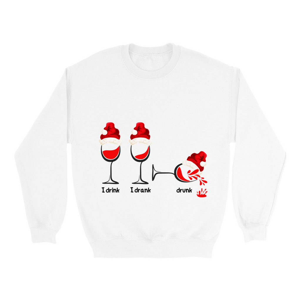 Sip, Savour, Celebrate: Unveil the Festive Spirit with Our “I Drink, I Drank, Drunk” Christmas Sweatshirts - a Touch of Holiday Cheer!   3