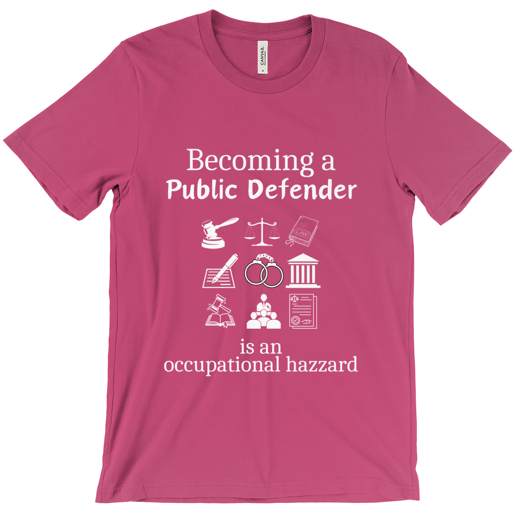 Legally Bold:  The Ultimate Law Profession T-shirt – “Public Defender”