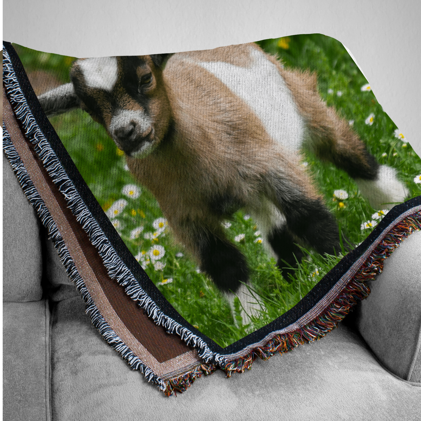 Personalized Pet Custom Photo, Woven Cotton Throw Blanket, Tapestry Using Pet Photo + Name, Pet Memorial Blanket, Animal Tapestry Keepsakes