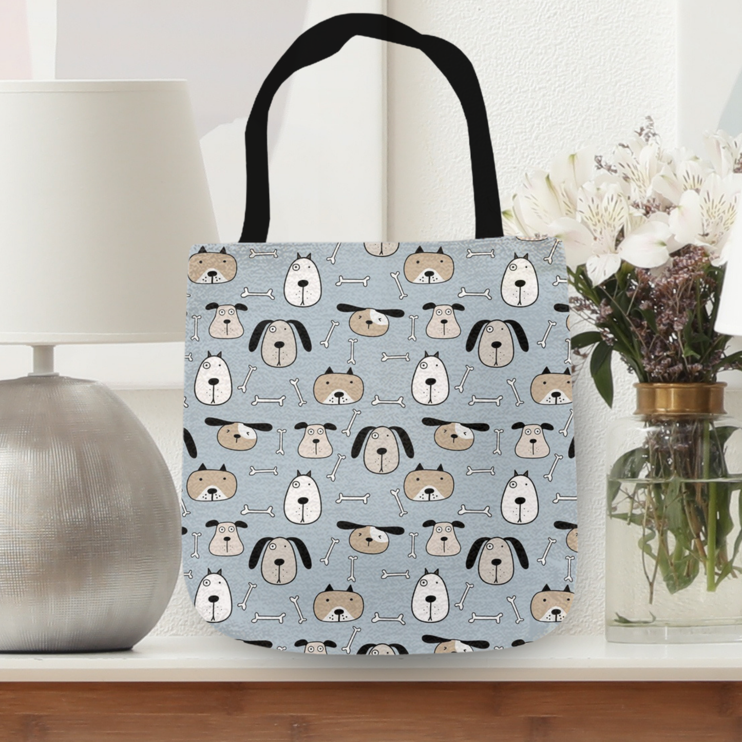 Tapestry Tote Cute Dog Bag, Grey Hobo Bag, Tapestry Shoulder Bag, Jacquard Woven Tote Bag, Tapestry Tote Kids, Grocery Bags Art, Dog Mom Totes, All Over Print Bags, Dog Lover Tote Bags