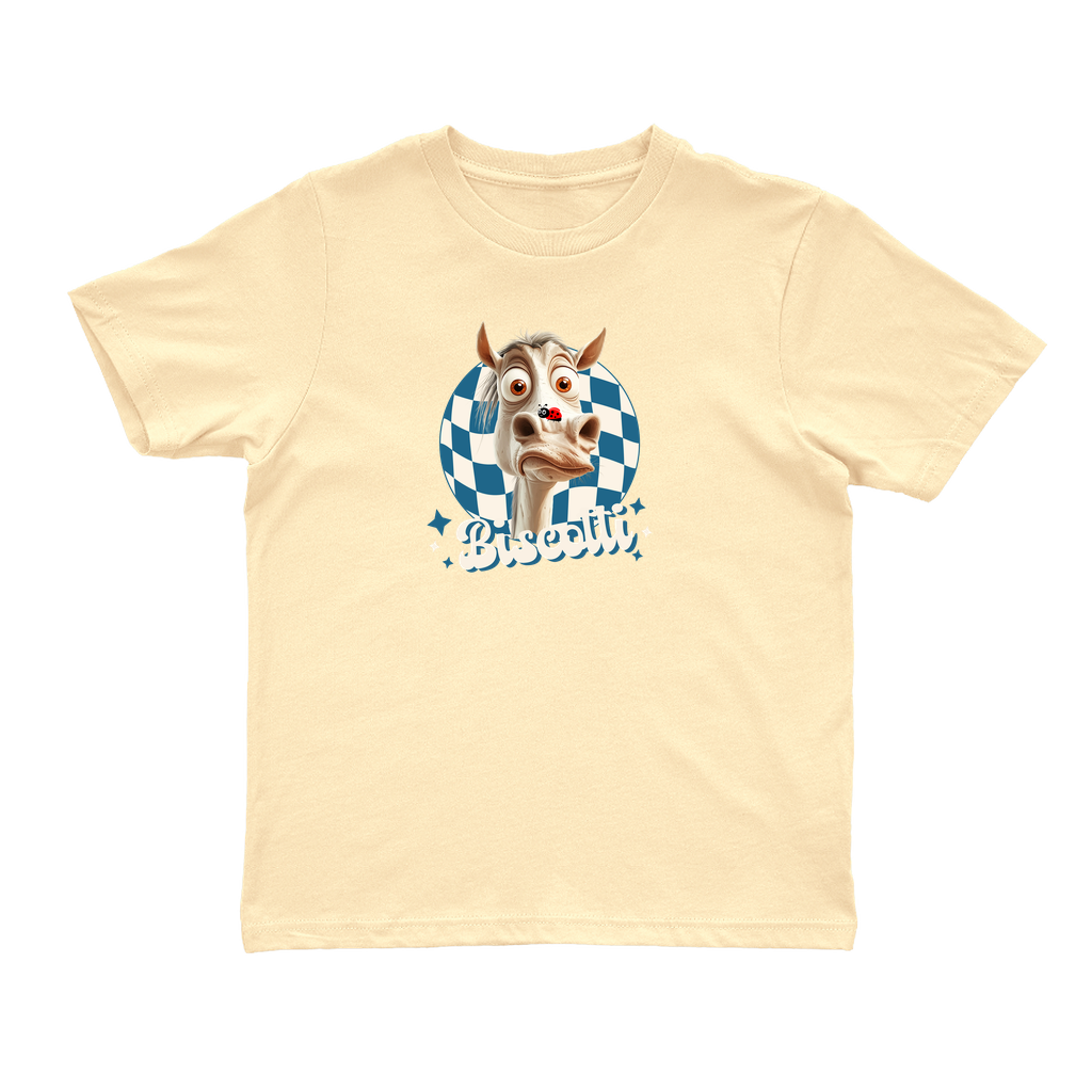 Comfort Colors 9018 Youth Heavyweight T-shirt – Whimsical Animal & Insect Portrait, Funny Dog Tee, Funny Horse Tee, Funny Pet Tee.