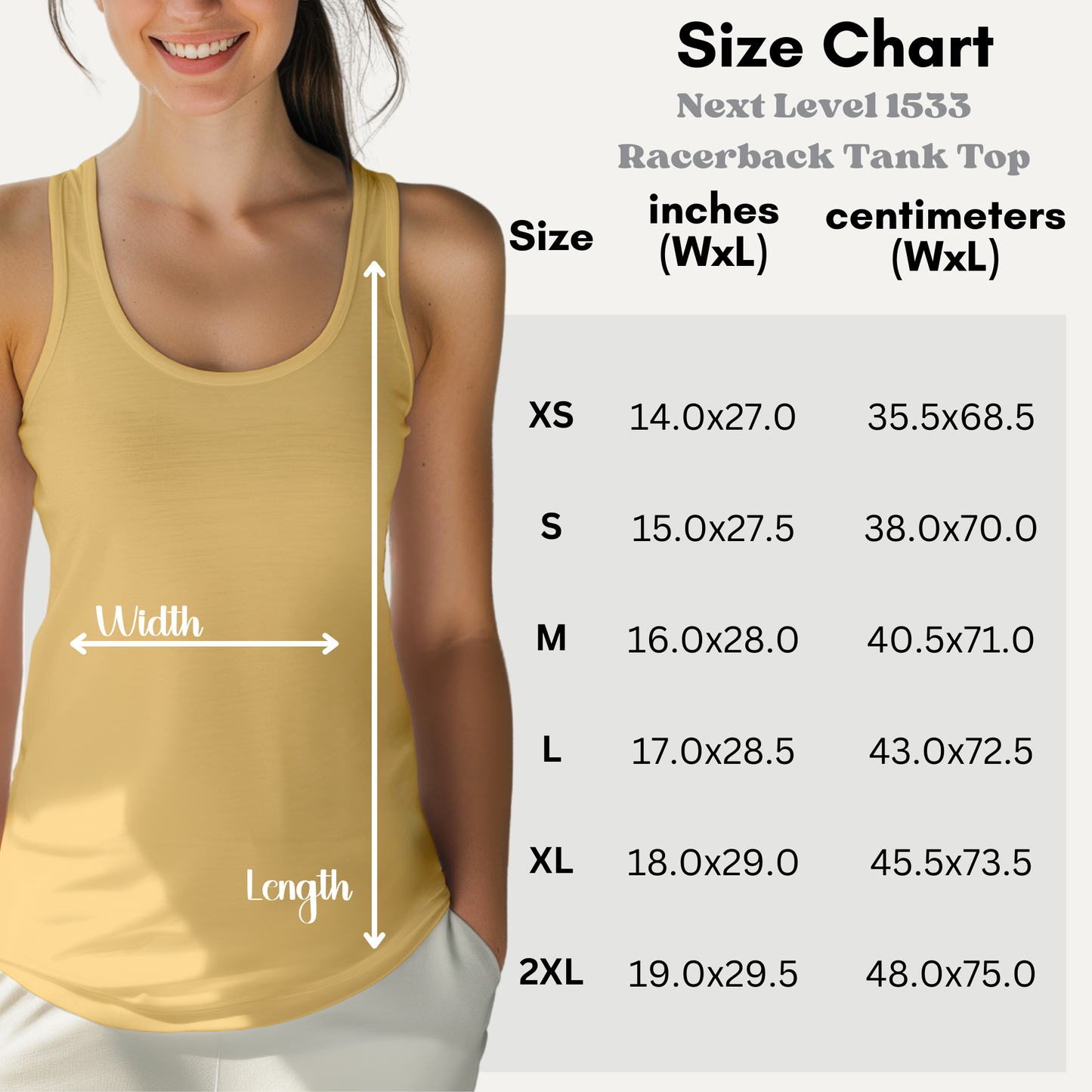 Next Level 1533 Women’s Racerback Tank Top – Whimsical Animal & Insect Portrait.