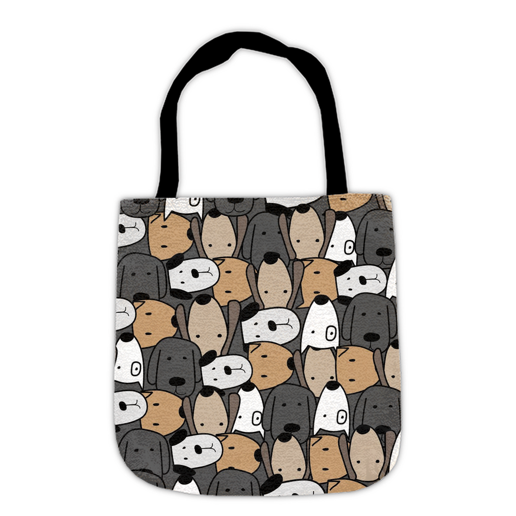 Tapestry Tote Cute Dog Bag, Grey Hobo Bag, Tapestry Shoulder Bag, Jacquard Woven Tote Bag, Tapestry Tote Kids, Grocery Bags Art, Dog Mom Totes, All Over Print Bags, Dog Lover Tote Bags