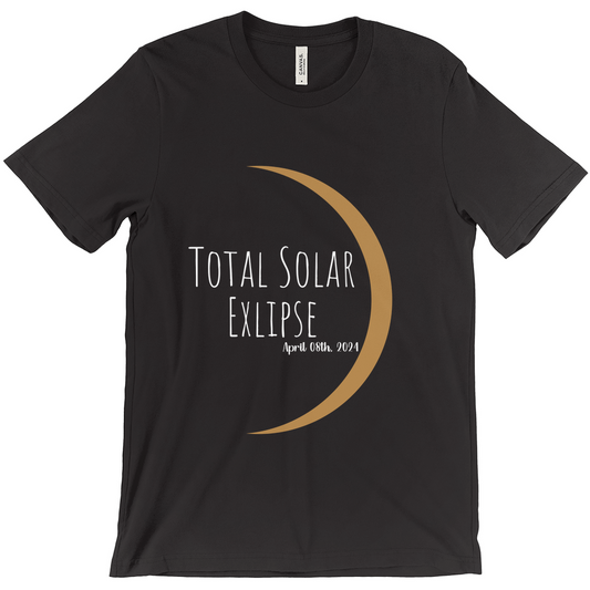 Celestial Wonder:  Limited Edition Total Solar Eclipse 2024 Commemorative Tee