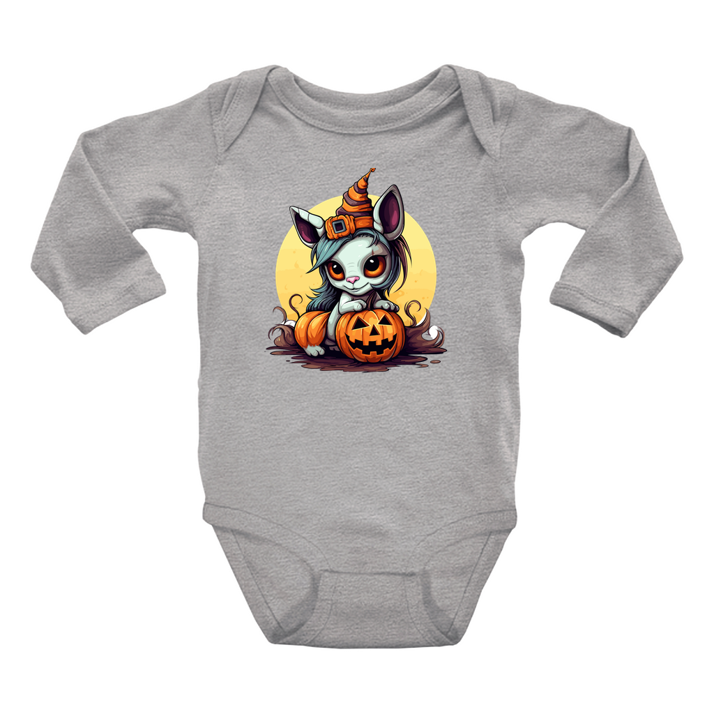 Infant Halloween Unicorn Long Sleeve Onesie
