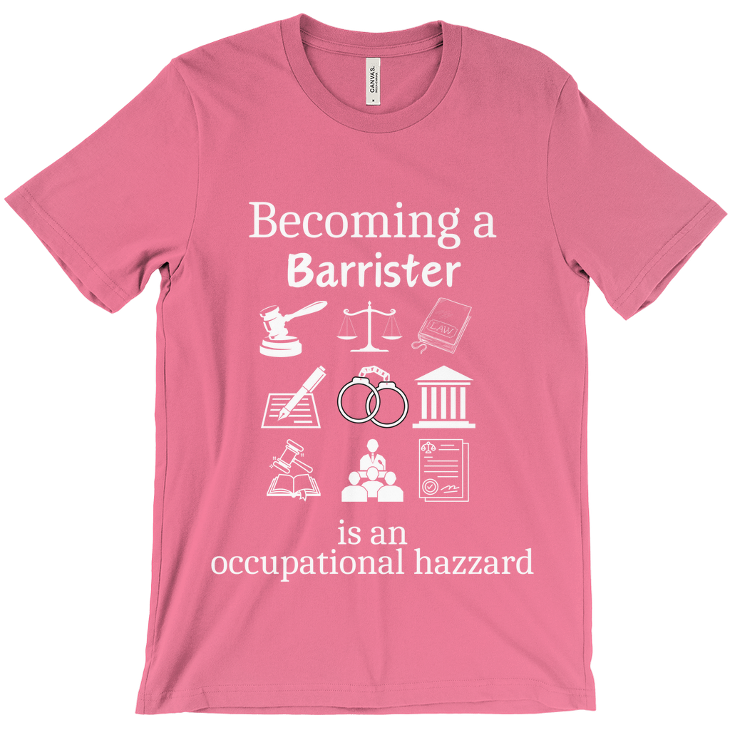 Legally Bold:  The Ultimate Law Profession T-shirt - "Barrister"