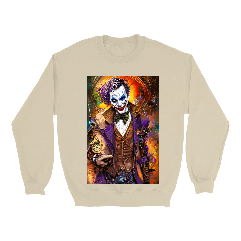 Steampunk Joker Sweatshirt, for a casual look or special occasions like Halloween