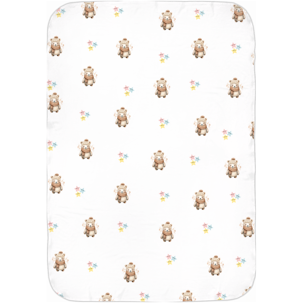 Snuggle Up with Our Polar Bear Swaddle Blankets - Irresistibly Cozy in Two Sizes!