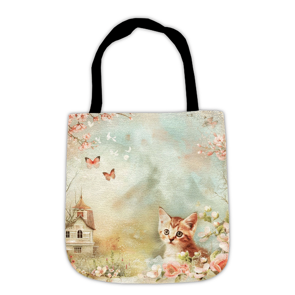 Tapestry Tote Cute Cat Bag Ginger Persian Cat Hobo Bag Tapestry Shoulder Bag Jacquard Woven Tote Bag Tapestry Tote Kids Grocery Bags Art (Copy)