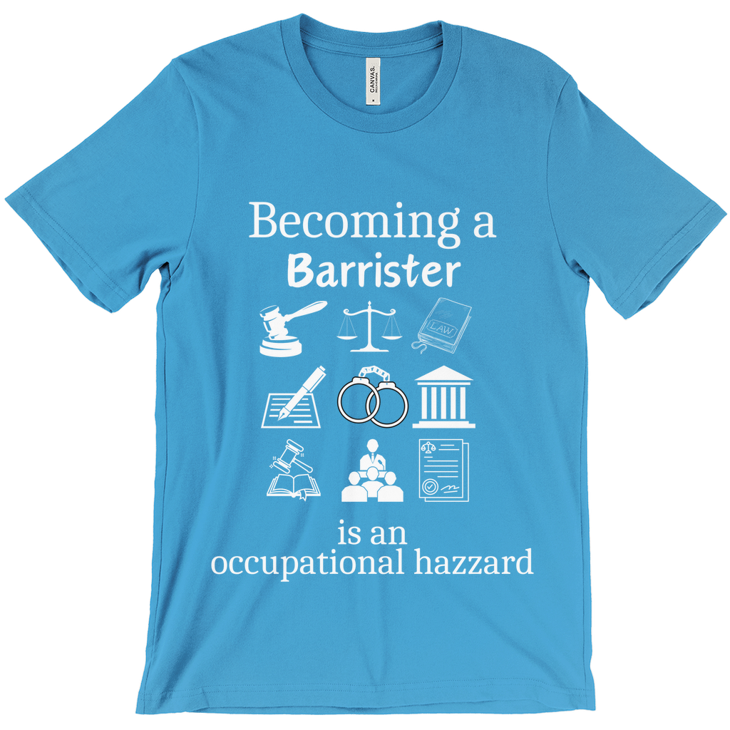 Legally Bold:  The Ultimate Law Profession T-shirt - "Barrister"