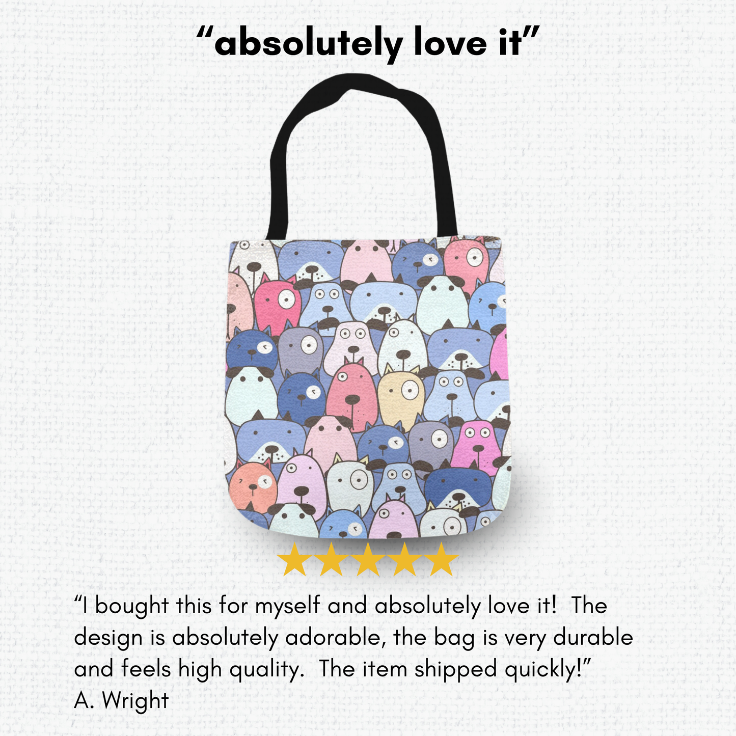 Tapestry Tote Cute Dog Bag, Pastel Hobo Bag, Tapestry Shoulder Bag, Jacquard Woven Tote Bag, Tapestry Tote Kids, Grocery Bags Art, Dog Mom Totes, All Over Print Bags, Dog Lover Tote Bags