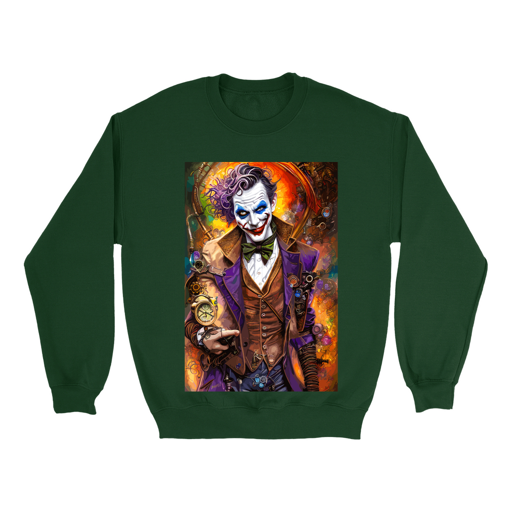 Steampunk Joker Sweatshirt, for a casual look or special occasions like Halloween