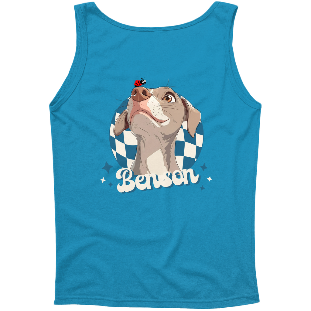 Bella + Canvas 3480 Unisex Jersey Tank – Whimsical Animal & Insect Portrait.