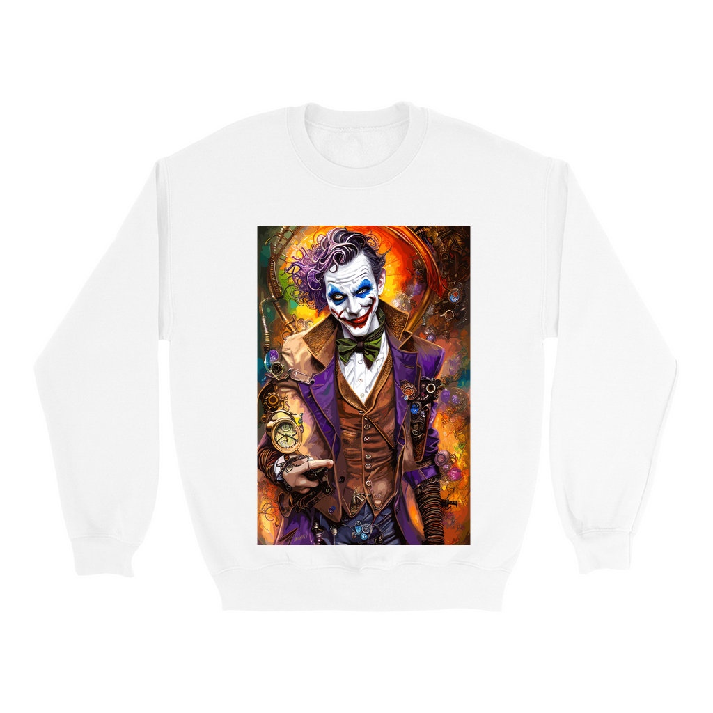 Steampunk Joker Sweatshirt, for a casual look or special occasions like Halloween