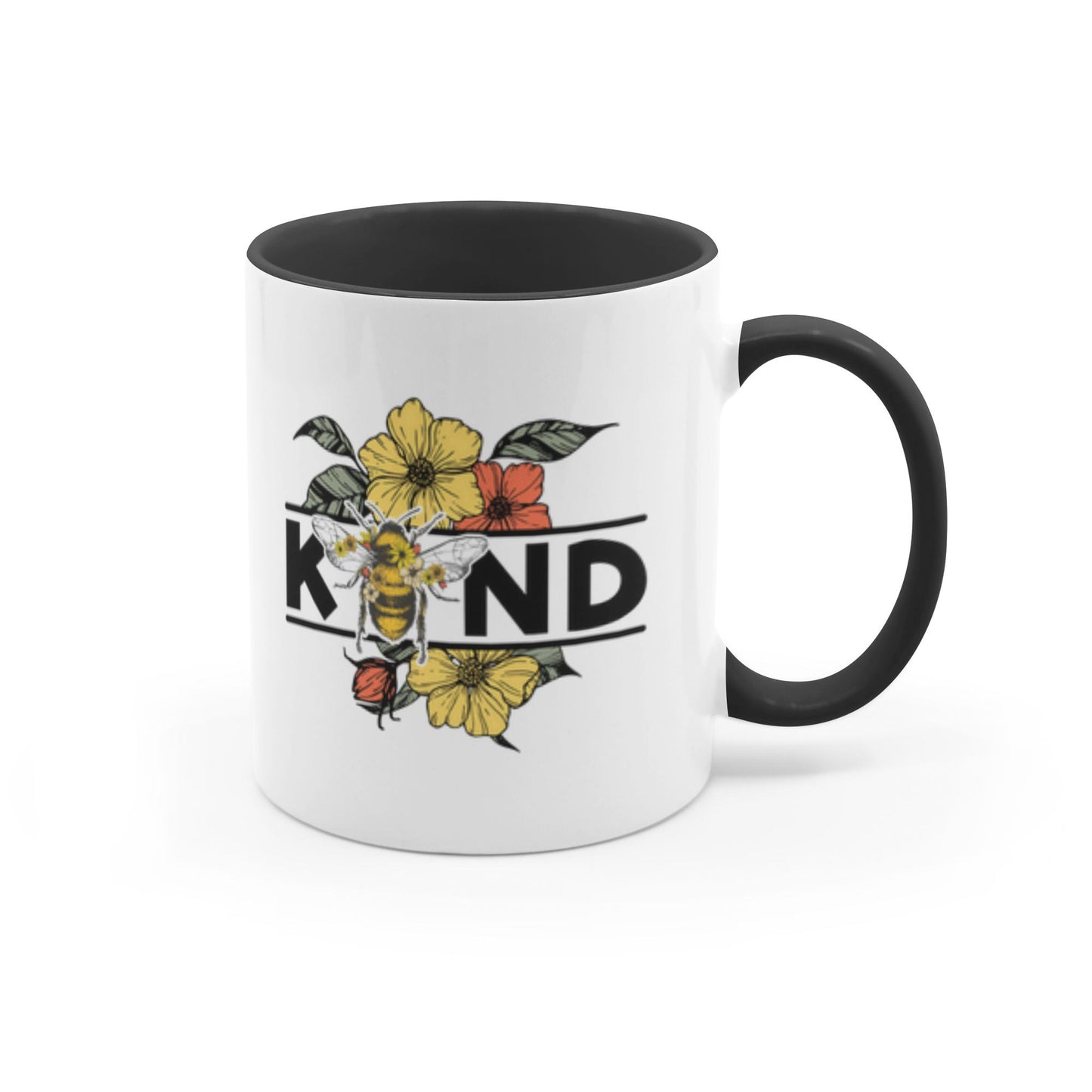 Buzzing with Inspiration:  Bee-Themed Inspirational Mugs – “Bee Kind”